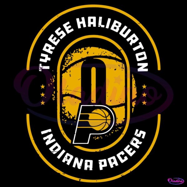 Tyrese Haliburton Indiana Pacers Basketball Imprint SVG