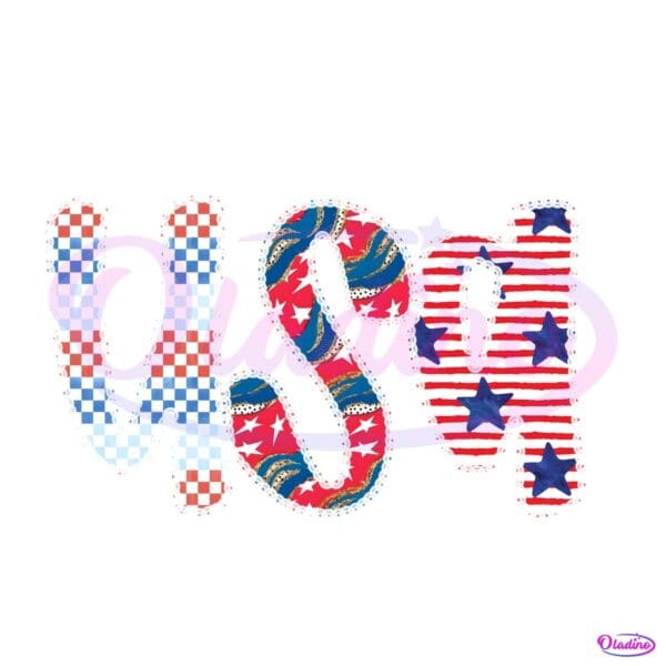 Usa Coquette Fourth Of July Shabby Chic PNG