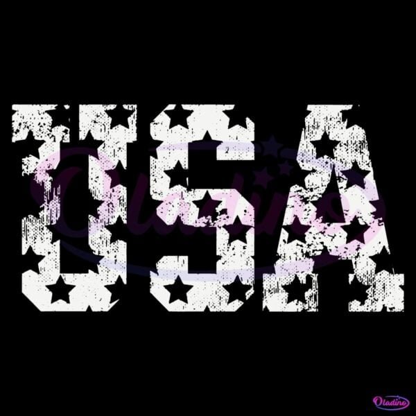 Vintage Distressed Usa God Bless America SVG