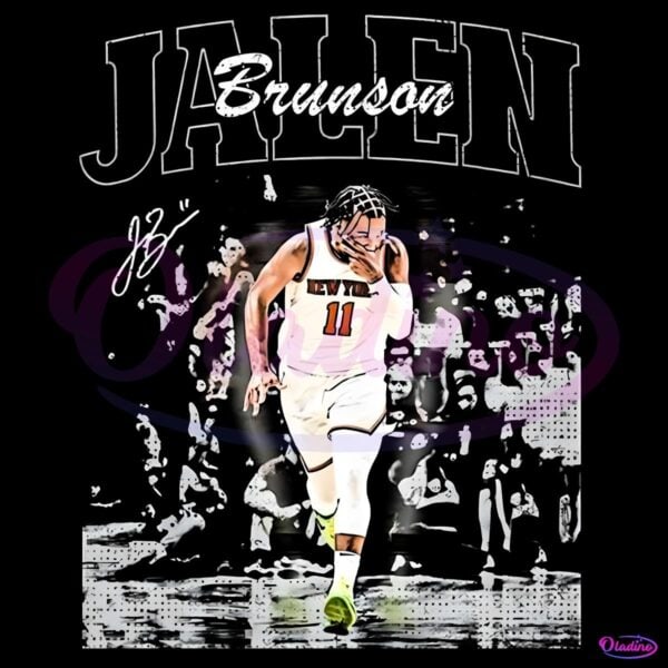 Vintage Jalen Brunson Vintage 90S Basketball PNG