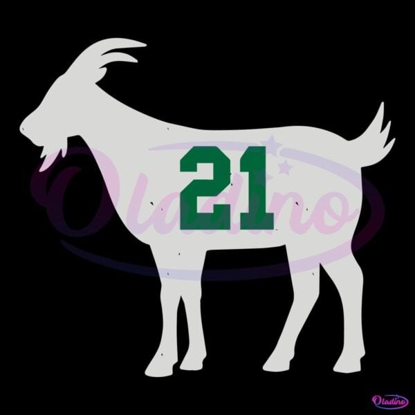 Vintage Silhouette Minnesota Basketball Goat 21 SVG