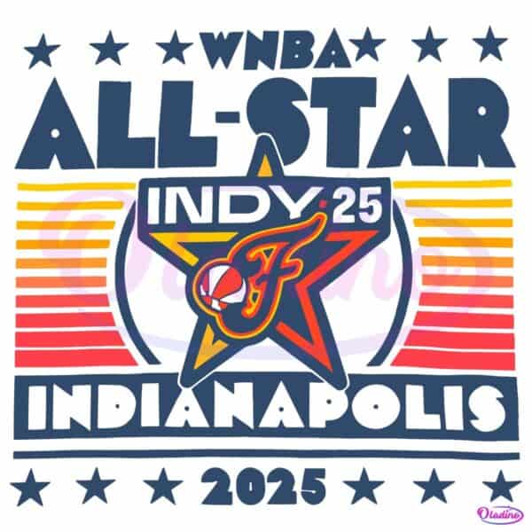 Wnba All Star 2025 Indianapolis Indiana Fever Basketball SVG