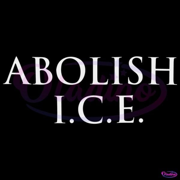 Abolish Ice Protest Political Statement Minimalist SVG