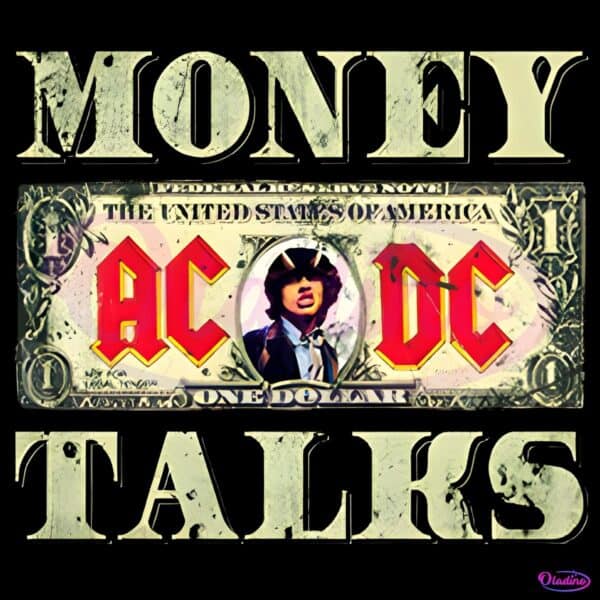 Acdc Money Talks Rock Band Dollar PNG
