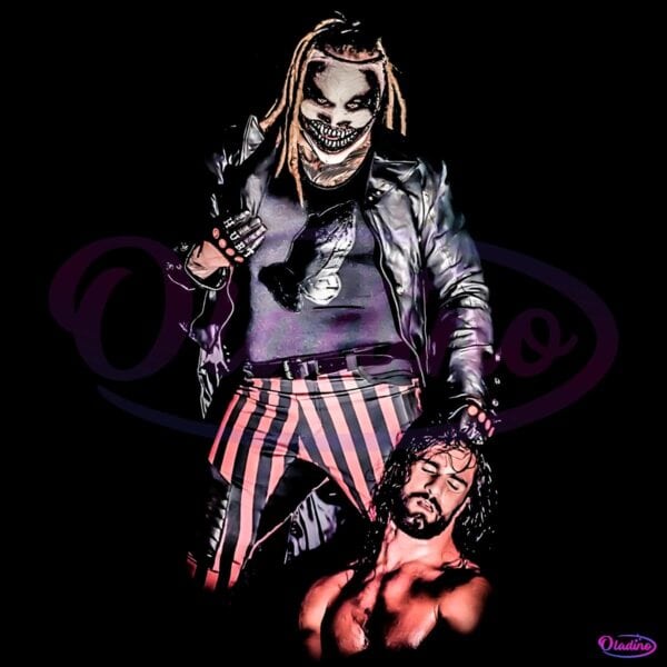 Bray Wyatt And Seth Rollins Horror Wrestling Dominance Vintage PNG