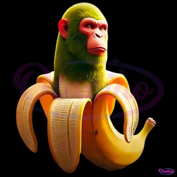 Chimpanzini Bananini Brainrot Character Meme PNG