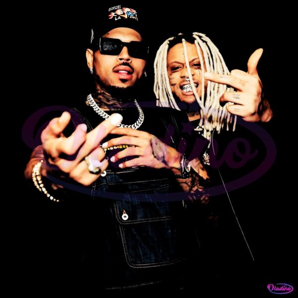 Chris Brown Trippie Redd Rap Collab Hip Hop Music Graphic PNG