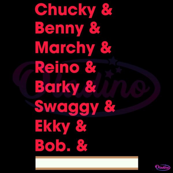 Chucky Benny Marchy Reino Barky Swaggy Ekky Bob Florida Panthers Hockey SVG