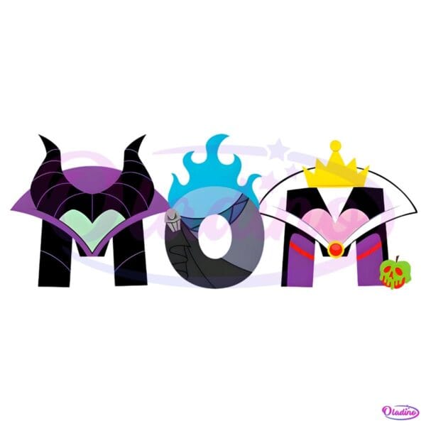 Disney Villains Mom Maleficent Hades Evil Queen Family Vacation PNG