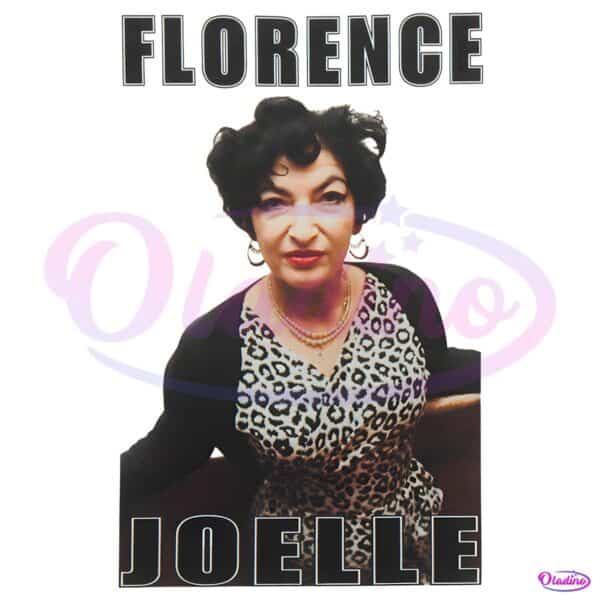 Florence Joelle Vintage Photo Mcqueen Style Graphic Retro Portrait PNG