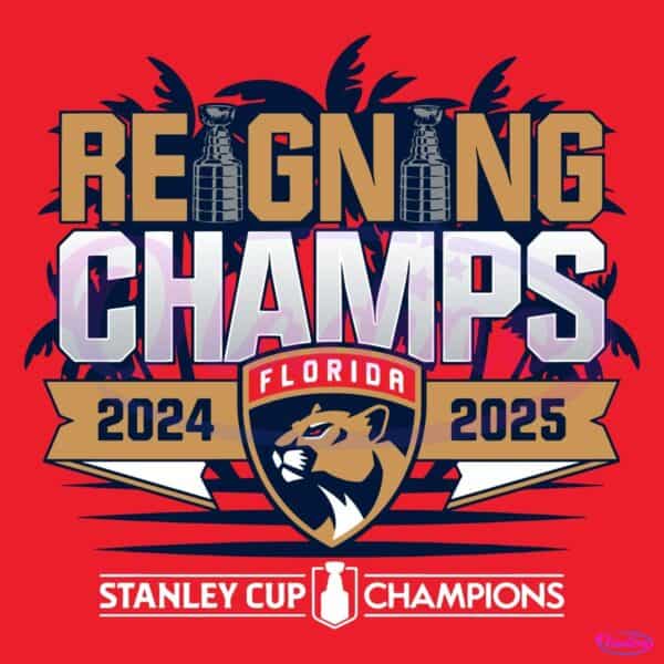 Florida Panthers 2024 2025 Back To Back Stanley Cup Champions Parade SVG