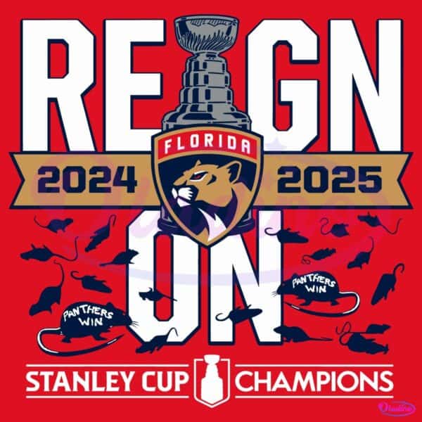 Florida Panthers 2024 2025 Back To Back Stanley Cup Champions Reign On SVG