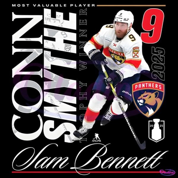 Florida Panthers 2025 Champions Mvp Conn Smythe Winner Sam Bennett PNG