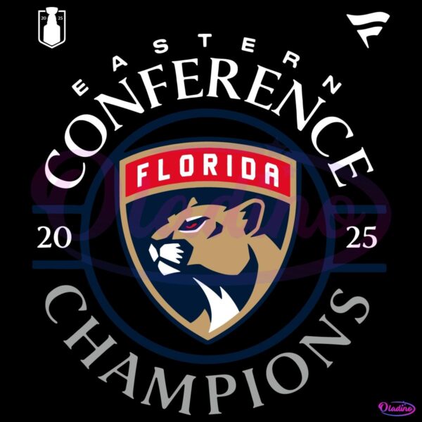 Florida Panthers 2025 Eastern Conference Champions Locker Room SVG