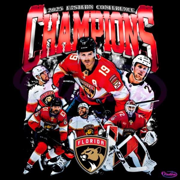 Florida Panthers 2025 Eastern Conference Champions PNG