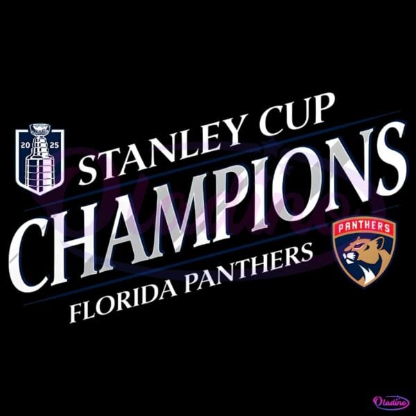 Florida Panthers 2025 Stanley Cup Champions Prime Time PNG