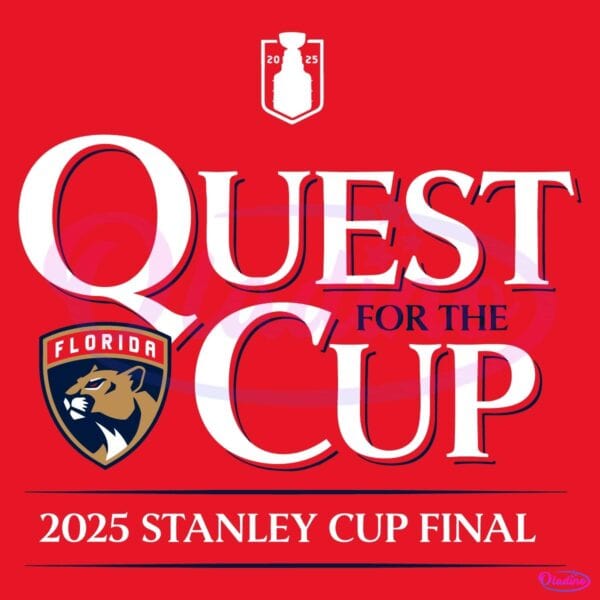 Florida Panthers 2025 Stanley Cup Final Quest For The Cup SVG