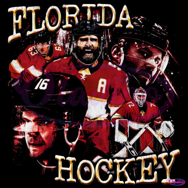 Florida Panthers Barkov Tkachuk Bobrovsky Grunge Hockey PNG
