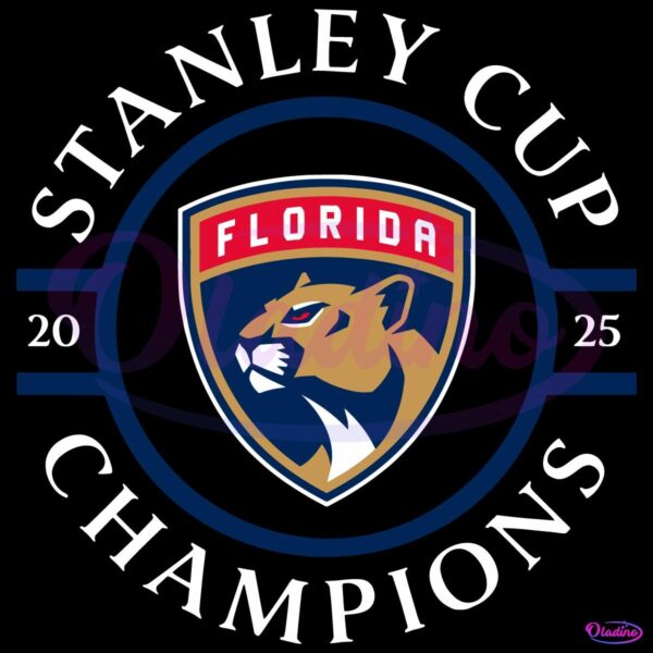 Florida Panthers Hockey Stanley Cup 2025 Champions Schedule SVG