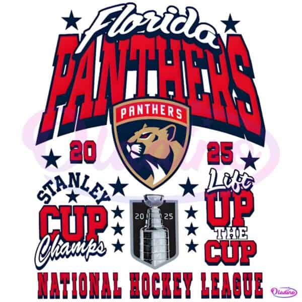 Florida Panthers National Hockey League 2025 Stanley Cup Champions PNG