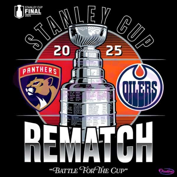 Florida Panthers Vs Edmonton Oilers Stanley Cup Final Rematch 2025 PNG