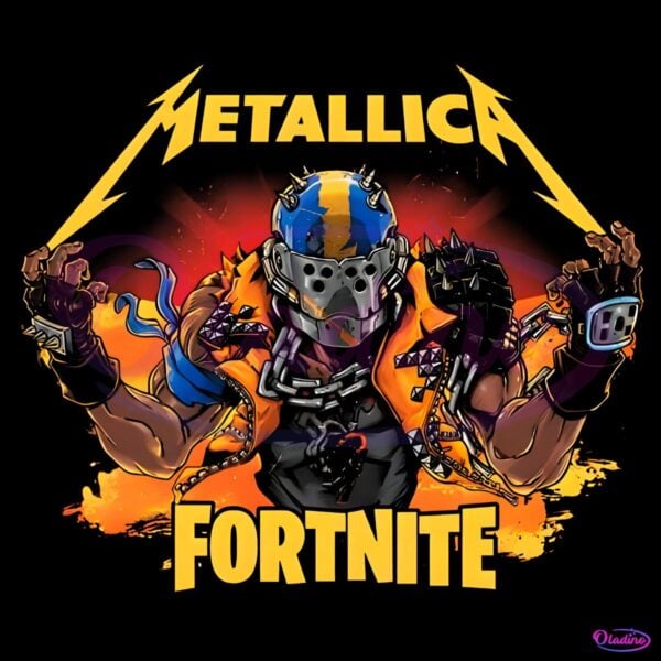 Fortnite Metallica Fury Rock Guitar PNG