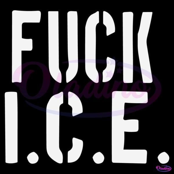 Fuck Ice Protest Anti Ice Activism Statement Tee SVG