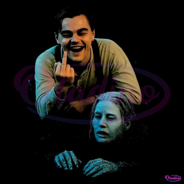 Funny Titanic Meme Jack Middle Finger Ice Water Scene PNG