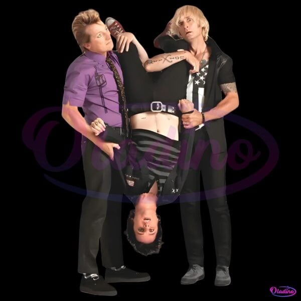 Green Day Funny Upside Down Band Pose PNG