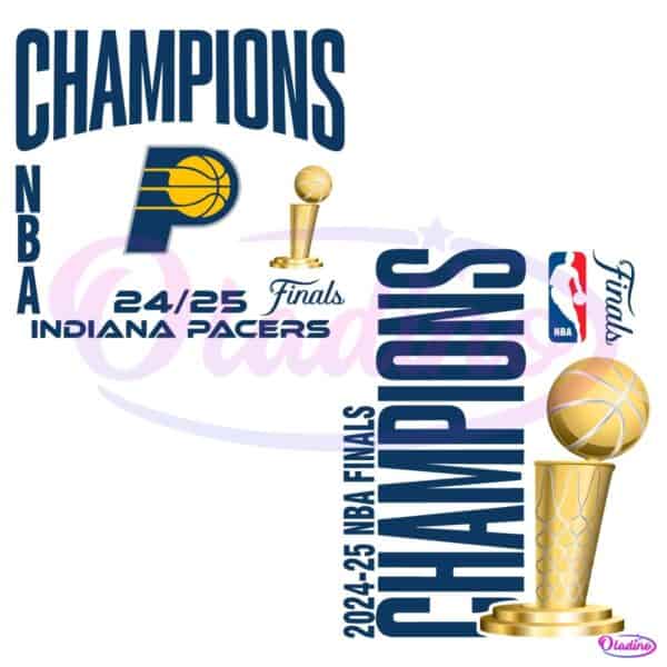 Indiana Pacers 2024 2025 Nba Finals Champions PNG