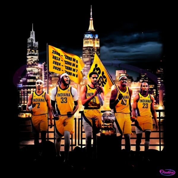 Indiana Pacers 2025 Finals Victory Parade Skyline Celebration PNG