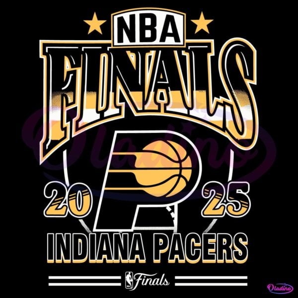Indiana Pacers 2025 Nba Finals Star Emblem SVG
