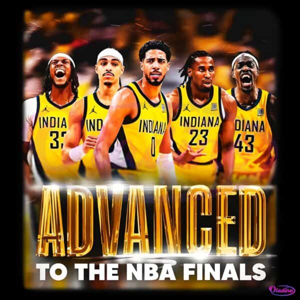Indiana Pacers Advanced To The Nba Finals Vintage Basketball PNG