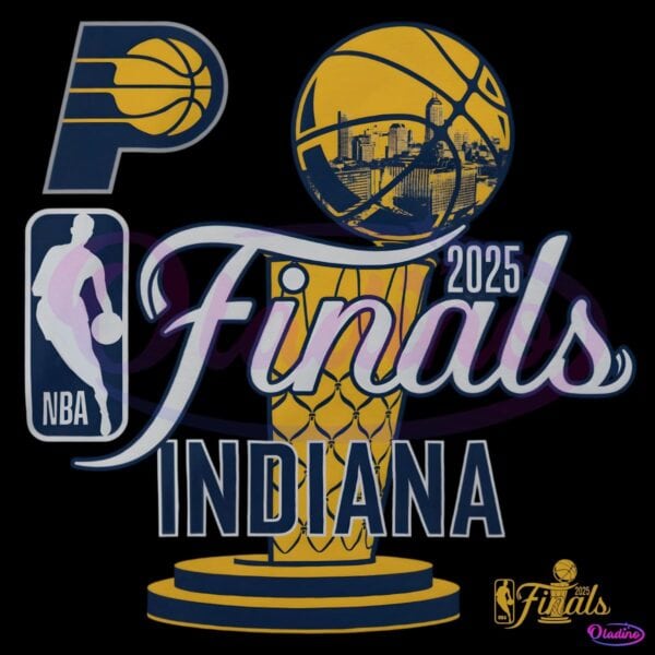 Indiana Pacers Nba Finals 2025 Basketball Trophy PNG