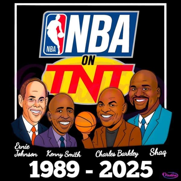 Inside The Nba Tnt Farewell 1989 2025 Ernie Kenny Charles Shaq Cartoon PNG
