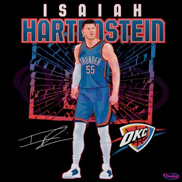 Isaiah Hartenstein Oklahoma City Thunder Shattered PNG