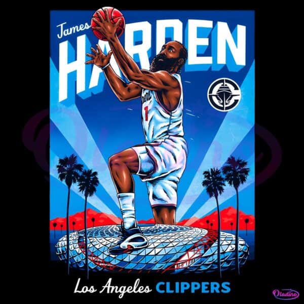 James Harden Los Angeles Clippers Basketball Art Graphic PNG