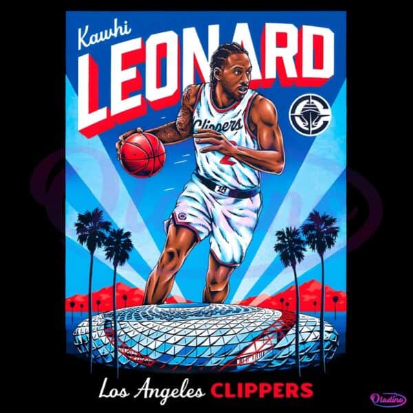 Kawhi Leonard Los Angeles Clippers Basketball Art Graphic PNG