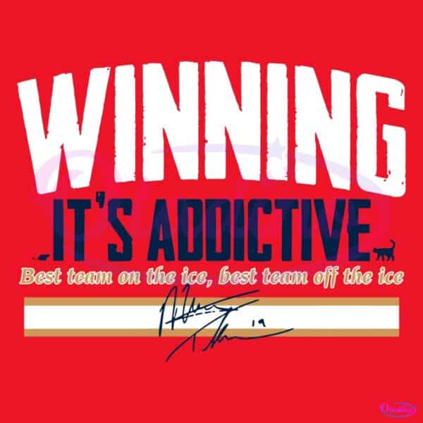 Matthew Tkachuk Winning Its Addictive Florida Panthers Hockey SVG