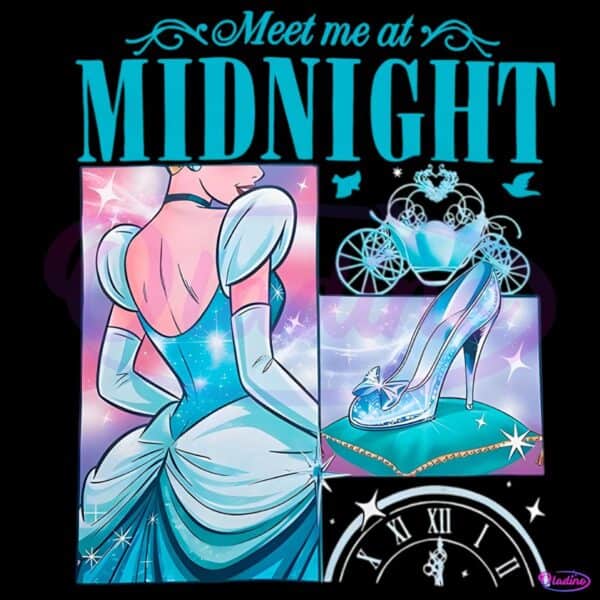Meet Me At Midnight Cinderella Magic Kingdom Princess Glass Slipper PNG