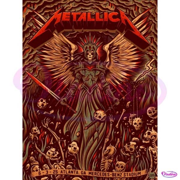 Metallica M72 Atlanta Ga Mercedes Benz Stadium PNG