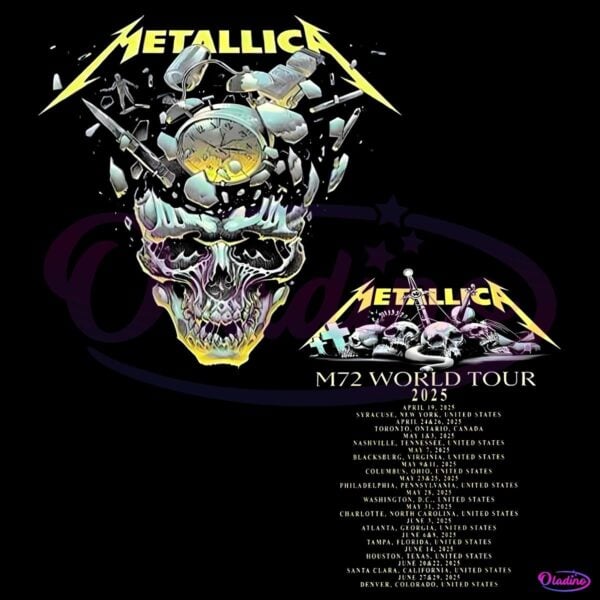 Metallica M72 World Tour 2025 PNG