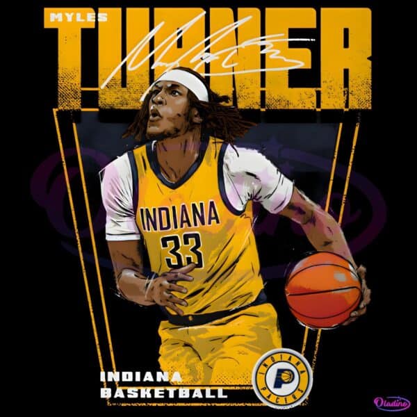 Myles Turner Indiana Pacers Premiere Basketball PNG