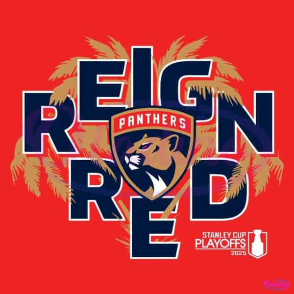 Nhl Florida Panthers Reign Red 2025 Stanley Cup Champions SVG