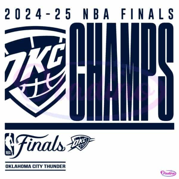 Oklahoma City Thunder 2025 Finals Champions Playoff Defensive Foul SVG