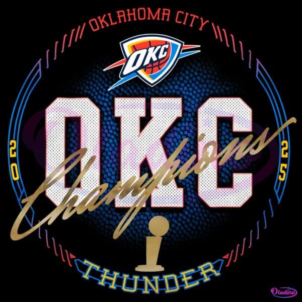 Oklahoma City Thunder 2025 Nba Finals Champions All Access Urban PNG