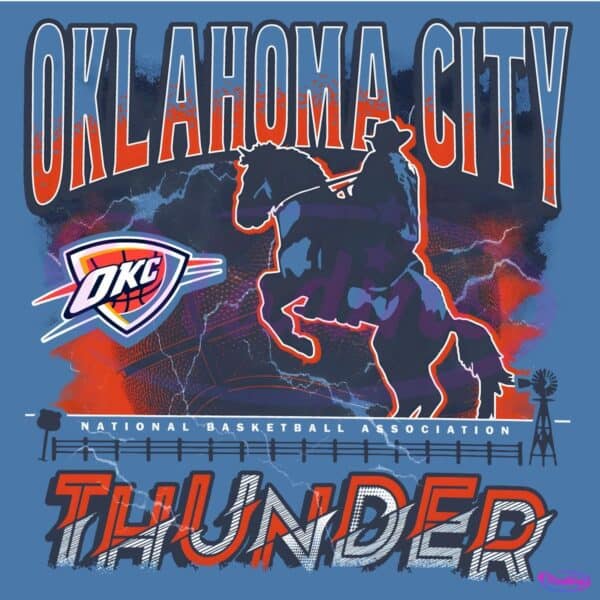 Oklahoma City Thunder Cowboy Storm Regional Basketball PNG