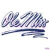 Ole Miss 1988 Script SVG