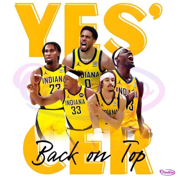 Pacers Back On Top 2025 Nba Finals Indiana Basketball PNG