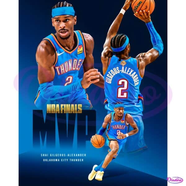 Shai Gilgeous Alexander 2025 Finals Mvp Oklahoma City Thunder PNG
